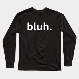 Bluh Meme Roblox Kids Black Trendy Outfit Long Sleeve T-Shirt